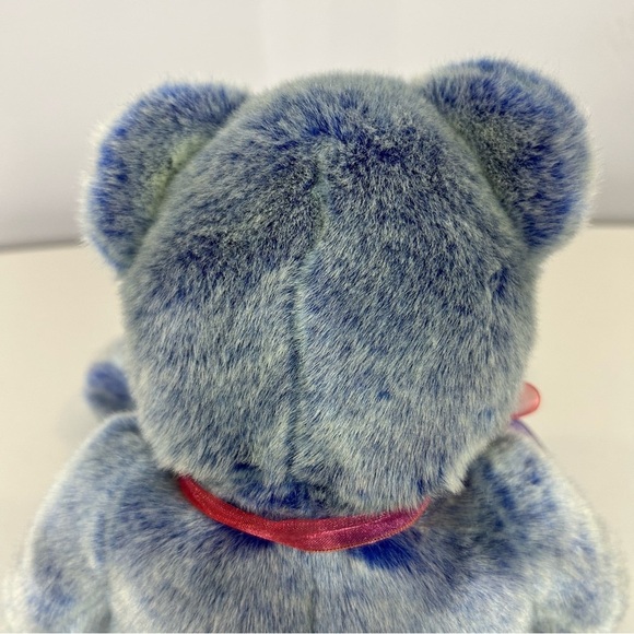 TY Beanie Buddies Collection Bear Periwinkle Plush 2001 (Large) - Picture 8 of 11